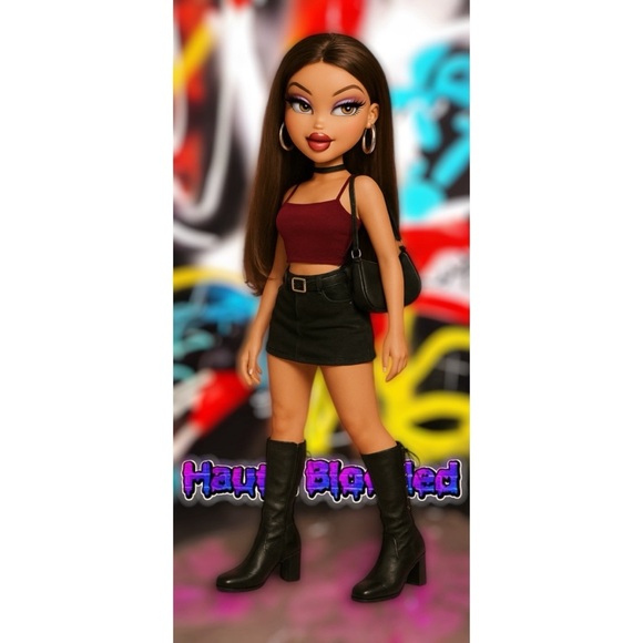 Nine West Boots Vintage 90's y2k Black Square Toe Corset Goth Witchy Bratz Doll - Picture 1 of 16